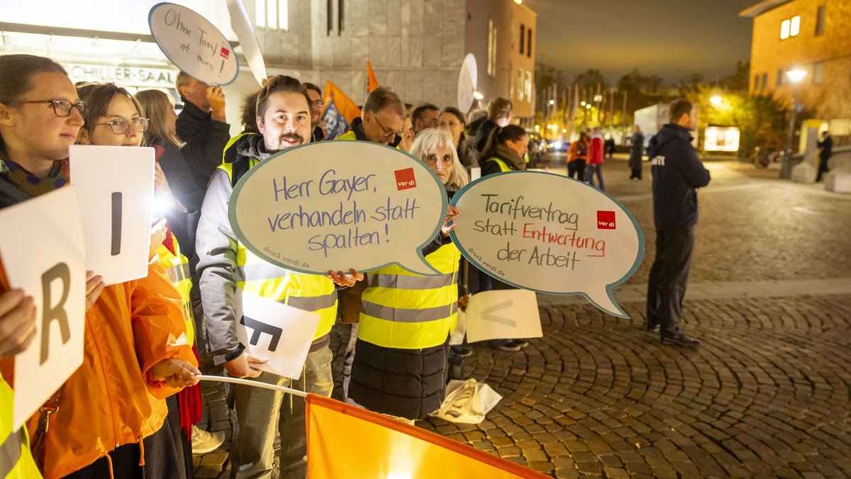 Seit Monaten wird im Pressehaus gekämpft. Im November 2024 direkt angesprochen: Holger Gayer, Teil der Chefredaktion. Foto: Kontext
