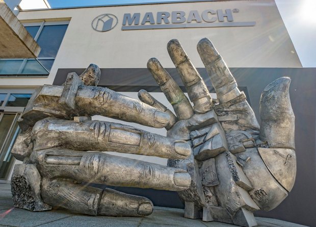 Nahm Karl Marx 2005 mehr als die Hälfte der Straße weg: Großkapitalist Karl Marbach GmbH.