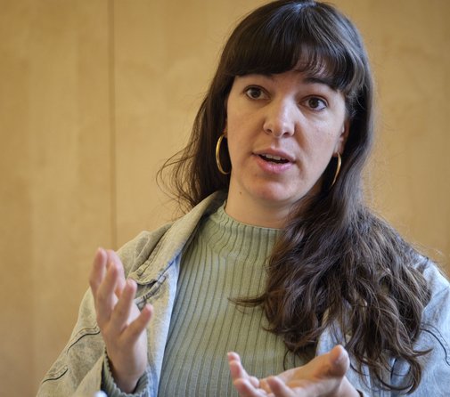 Beispiel Neue Nationalgalerie Berlin: Dort sind nur neun Prozent der Werke von Frauen, sagt Sascia Bailer. Foto: Joachim E. Röttgers