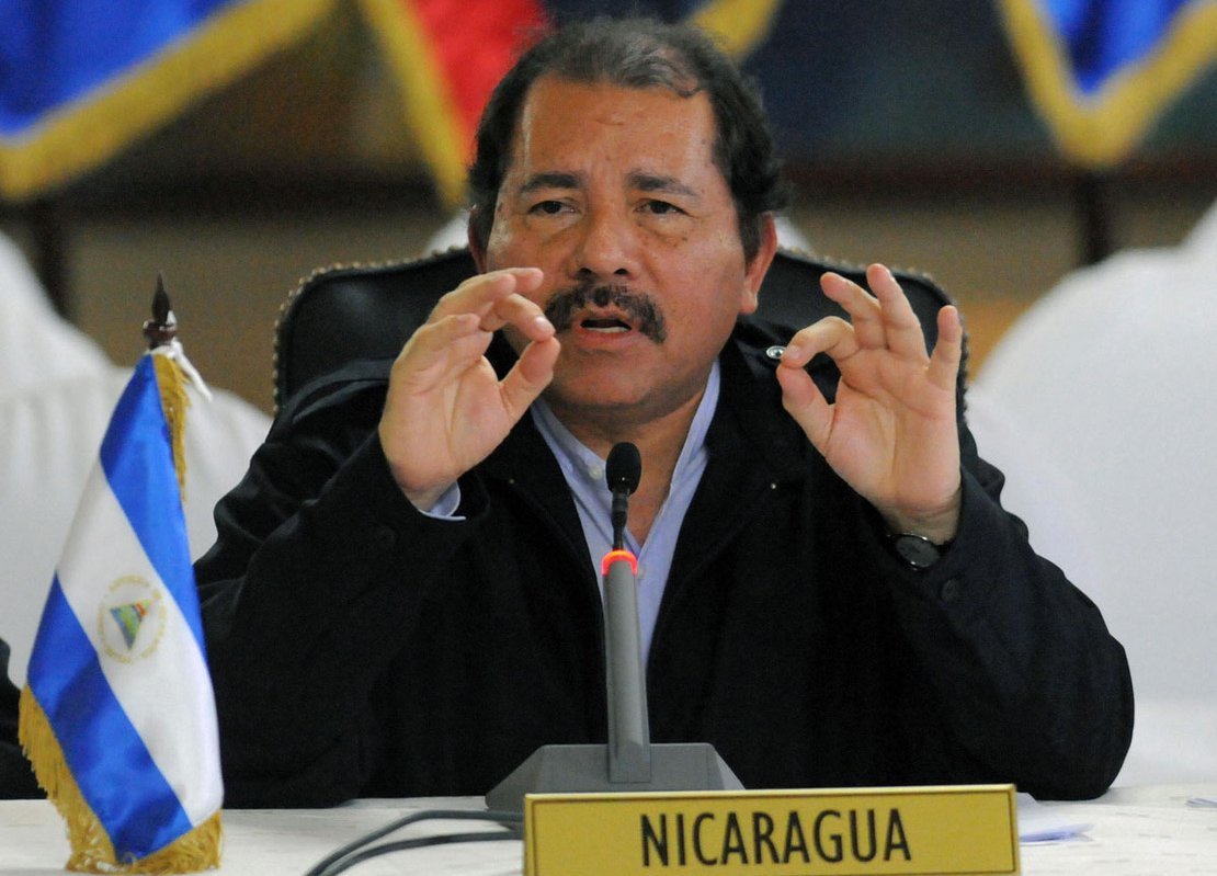 Nicaraguas Präsident Daniel Ortega. Foto: Tren al Sur