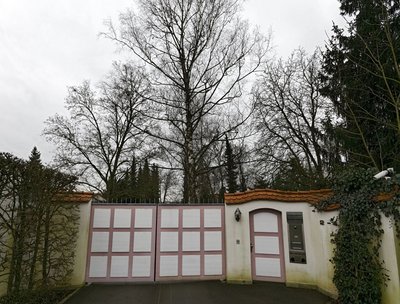 Uneinsehbar: das Anwesen von Anton Schlecker in Ehingen.