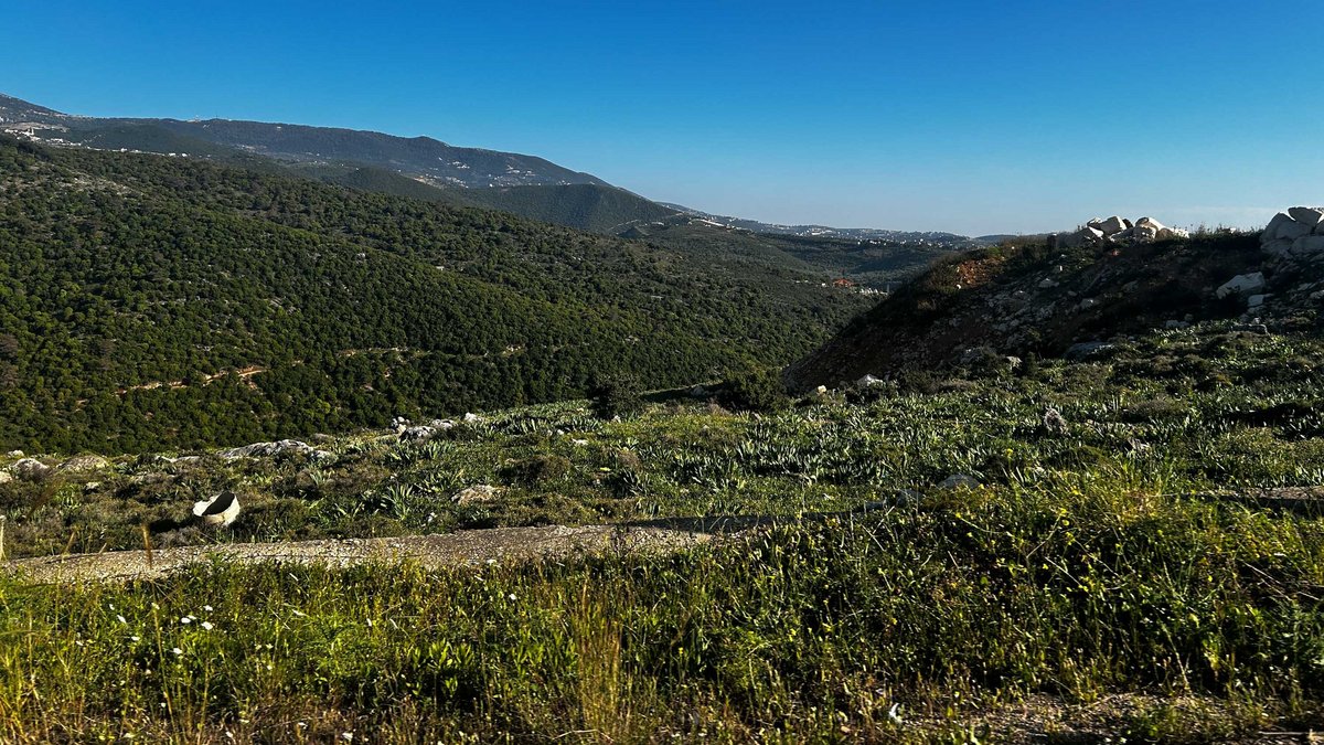 Südlibanon: Hinter diesen Hügeln herrscht Krieg.