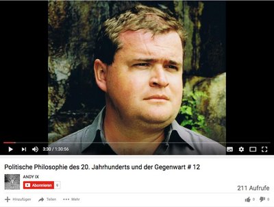 Will nicht mehr: Harald Seubert. Screenshot Youtube