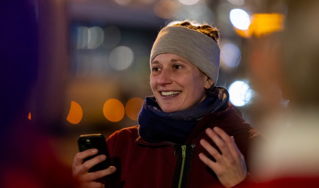 Wohnen oder feiern? Beides, sagt Hannah Japes, Vorsitzende des Clubkollektivs.