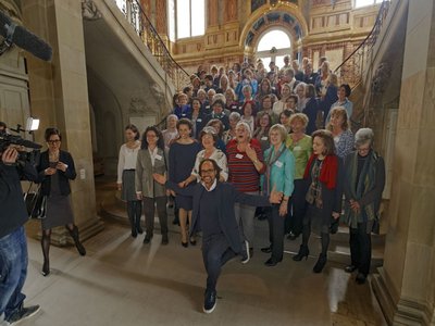 Gruppenbild mit Damen und Herr. Fotos: Joachim E. Röttgers
