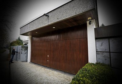 Kameraüberwachtes Garagentor. Foto: Jo E. Röttgers