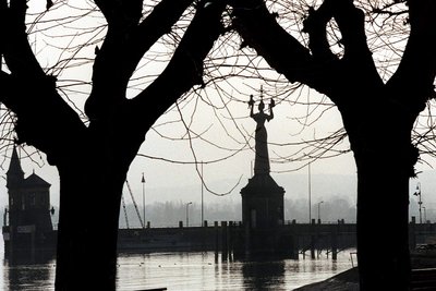 Das Wahrzeichen von Konstanz: Peter Lenks Imperia am Hafen. Foto: Joachim E. Röttgers