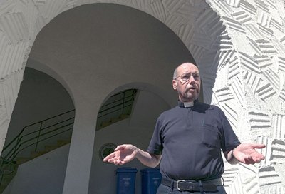 Kein Don Camillo: Pfarrer Konrad Bueb.