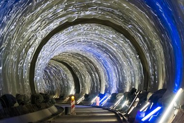 Wenn fertige Tunnel nicht genutzt werden, droht Schimmelgefahr.