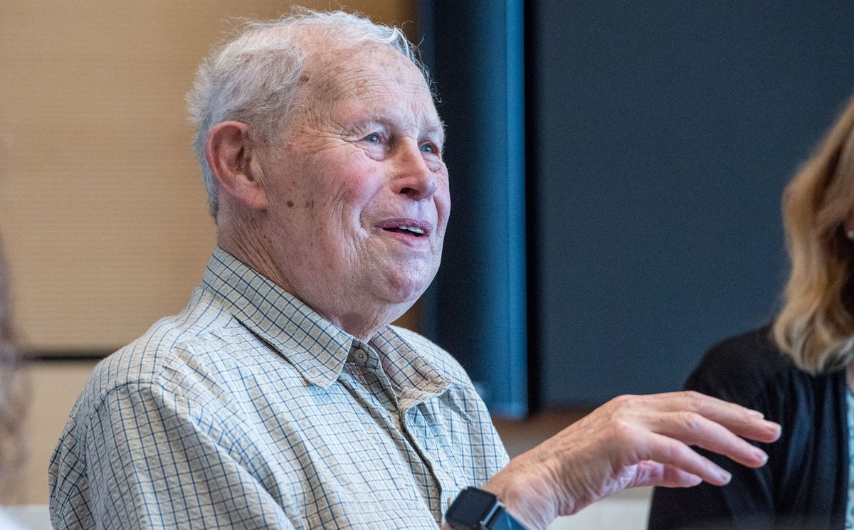 Garry Fabian, Jahrgang 1934, beim Empfang der Stadt Stuttgart, 18. August 2022. Foto: Jens Volle