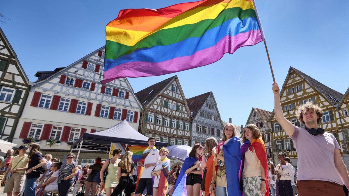 Endlich: Erstmals feierten die Herrenberger:innen in diesem Jahr den Christopher Street Day. Fotos: Joachim E. Röttgers