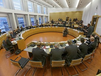 Der NSU-Untersuchungssauschuss. Foto: Joachim E. Röttgers