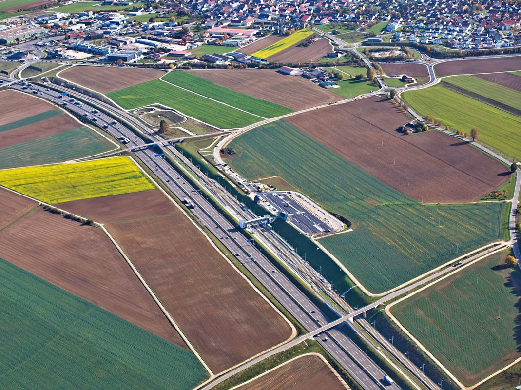 Der Bahnhof Merklingen. 