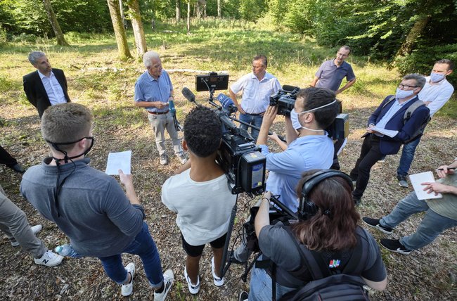 Klar war das Ganze ein Event für die Medien.