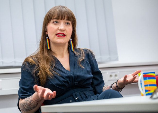 "Wir wollen nicht, dass die Menschen aus Wut und Hass die AfD wählen, sondern aus Hoffnung die Linke."