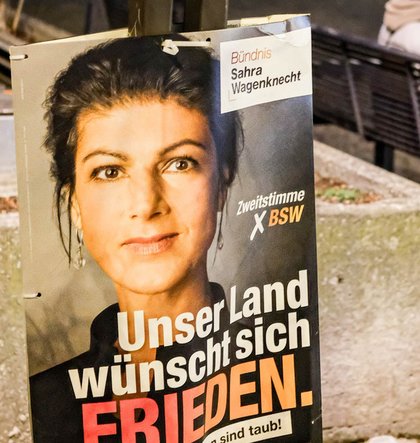 Das BSW will die Zweitstimmen. Foto: Kevin Brodbeck