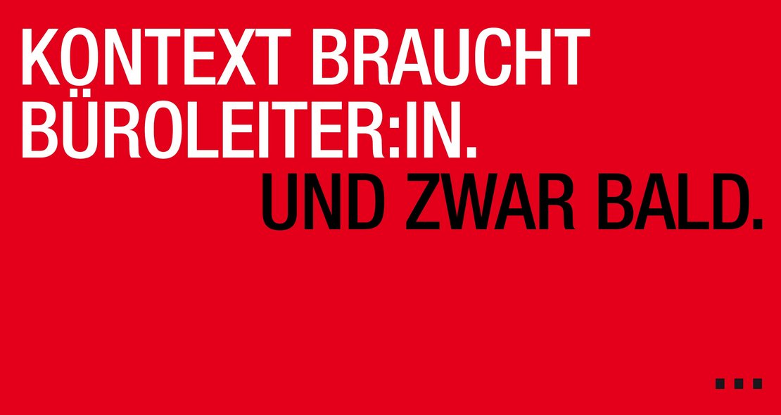 Organisationstalent gesucht