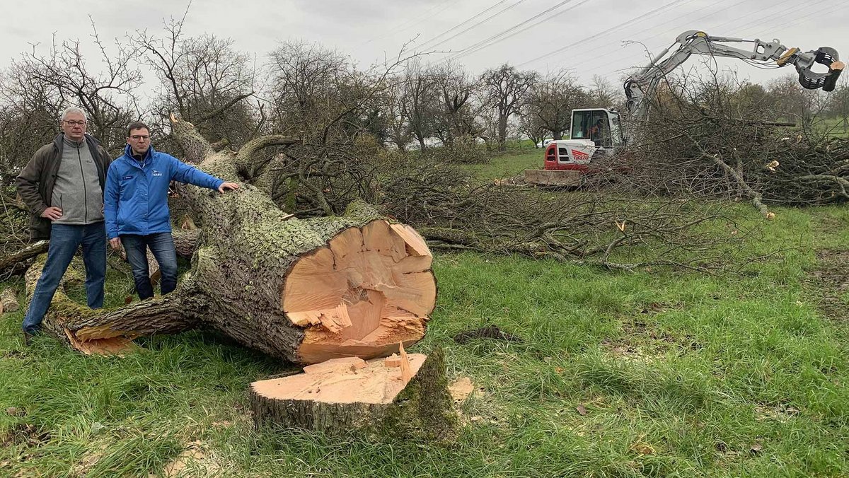 Große Enttäuschung bei den Naturschützern Johannes Enssle (rechts) und Norbert Fleischer. Foto: Nabu Baden-Württemberg