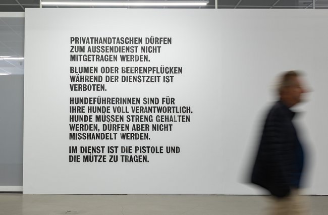 Dienstanweisungen des Lagerkommandanten.