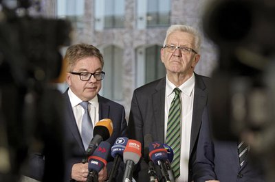 Werden vielleicht doch noch Freunde: Wolf und Kretschmann. 