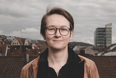 Regisseurin Philine Pastenaci: "Nicht 1945 stehen bleiben." Foto: Denis Mörgenthaler