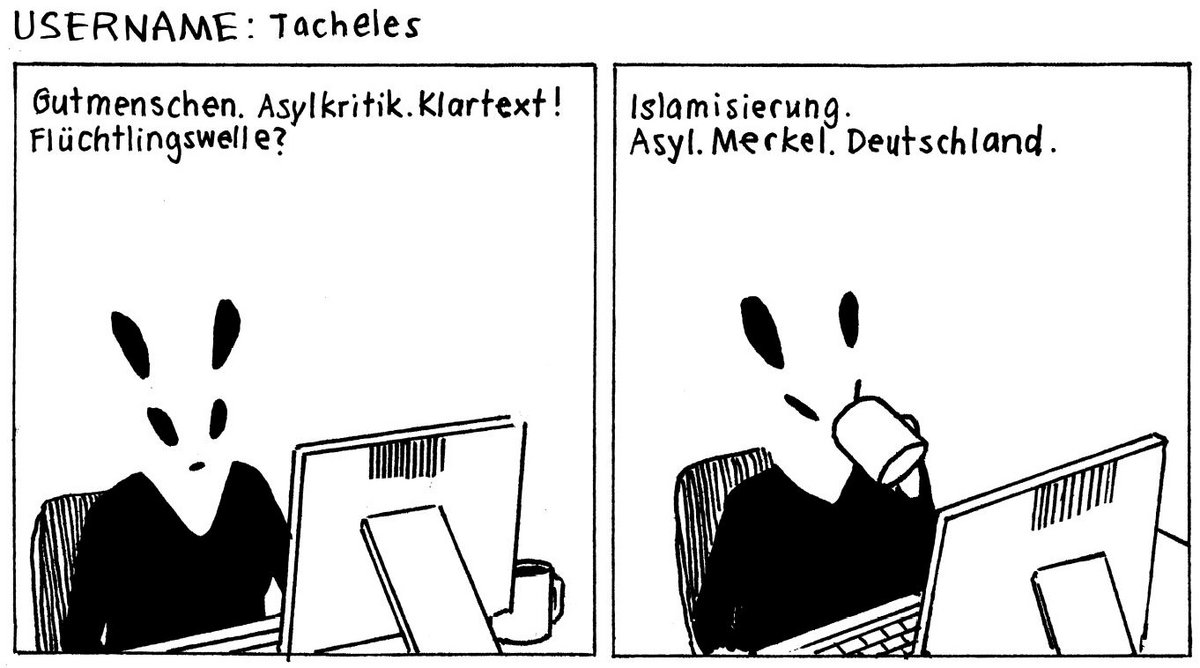 Kitty arbeitet in einer Agentur als Moderatorin von Online-Kommentaren. Mehr Eindrücke aus "Über Spanien lacht die Sonne" mit Klick auf den Pfeil. Bilder: Kathrin Klingner/Reprodukt Kitty arbeitet in einer Agentur als Moderatorin von Online-Kommentaren. Mehr Eindrücke aus "Über Spanien lacht die Sonne" mit Klick auf den Pfeil. Bilder: Kathrin Klingner/Reprodukt