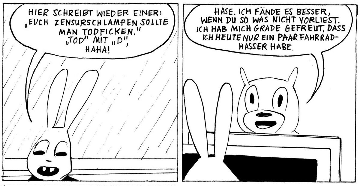 Mit den Hass-Kommentaren gehen sie recht unterschiedlich um... Mit den Hass-Kommentaren gehen sie recht unterschiedlich um...