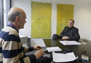 Dietrich Heißenbüttel interviewt Markus Müller.