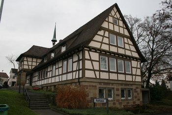 Bocks Interims-Wirkungsstätte: das Gärtringer Rathaus. 