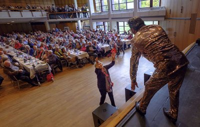 Filderhalle in Leinfelden-Echterdingen: Elvis goes Verdi.