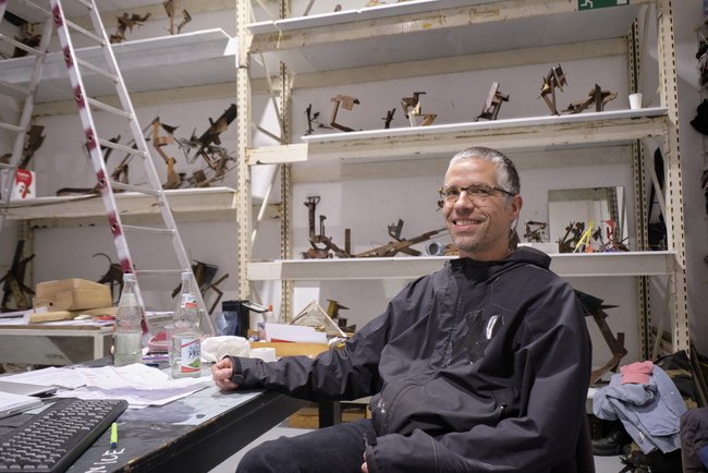 Schon bezogen: die Ateliers von Moritz Junkermann ...