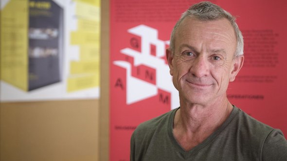 Andreas Hofer, Intendant der IBA'27, bei der Ausstellungseröffnung am 15. Juli. Foto: Joachim E. Röttgers