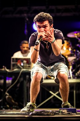 Rap-Ökonom oder Ökonomie-Rapper? Mohamad Abu Hajar. Foto: Enrico Incerti