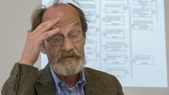 Besorgnis erregende Medienkonzentration? Horst Röpers Miene spricht Bände.