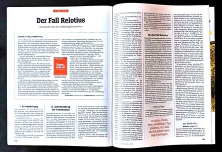 17 "Spiegel"-Seiten umfasst das Aufarbeiten in eigener Sache, veröffentlicht am 25. Mai, Ausgabe 22/2019. Foto: Joachim E. Röttgers