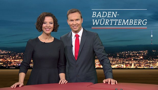 Moderatorenpaar Nummer zwei: Stephanie Haiber und Michael Saunders. Foto: SWR