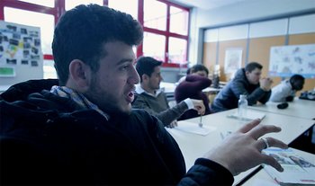 "was können wir denn tun?" Abdul-Rahman aus Syrien.