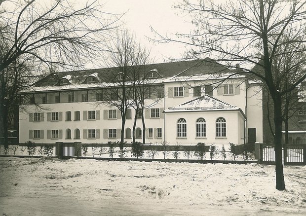 Historische Aufnahme des Franz-Rohde-Hauses. Foto: Otto-Bartning-Archiv der TU Darmstadt