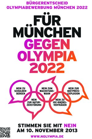 Die Olympia-Bewerbung München 2022 wurde von den Bürgern gestoppt. 