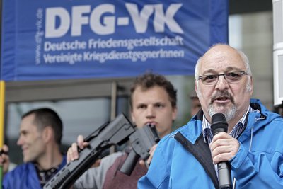 Freund klarer Worte: Jürgen Grässlin. Foto: Joachim E. Röttgers