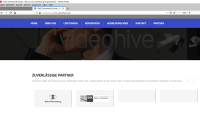 Unseriös auch die Angaben zu Kunden und Referenzen. Screenshot: www.cms-sicherheit.com Unseriös auch die Angaben zu Kunden und Referenzen. Screenshot: www.cms-sicherheit.com