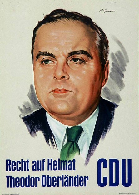 Theodor Oberländer. Foto: CDU, Konrad-Adenauer-Stiftung, CC BY-SA 3.0 de