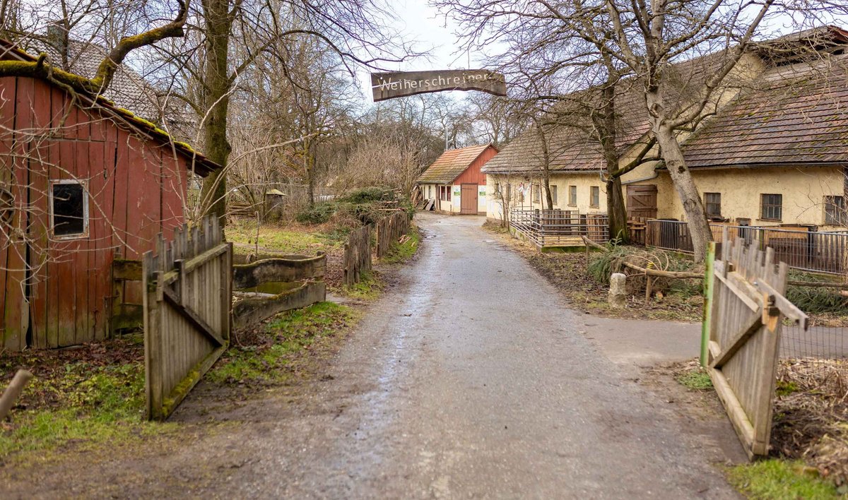 Der Webersche Biohof in Biberach an der Riß, Oberschwaben.