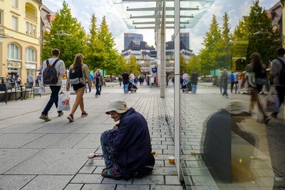 Auch im reichen Deutschland leben manche Menschen in absoluter Armut.