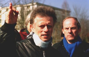 Die Grünen Fritz Kuhn und Winfried Hermann 1996.