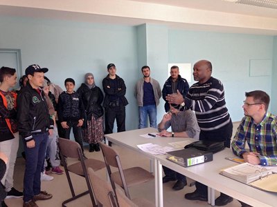 Adelino Mussavira, Sozialpädagoge und Diakon.