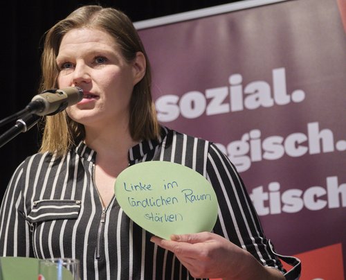 Auf Aktive in der Provinz hofft Landes-Linken-Chefin Sarah Mirow.