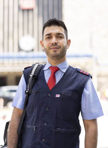 Alaa Aljarmakany, der Lokomotivführer. Alaa Aljarmakany, der Lokomotivführer.