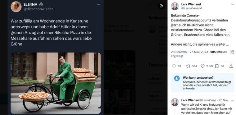 Muss die deutsche Geschichte neu geschrieben werden? Screenshot: X Muss die deutsche Geschichte neu geschrieben werden? Screenshot: X