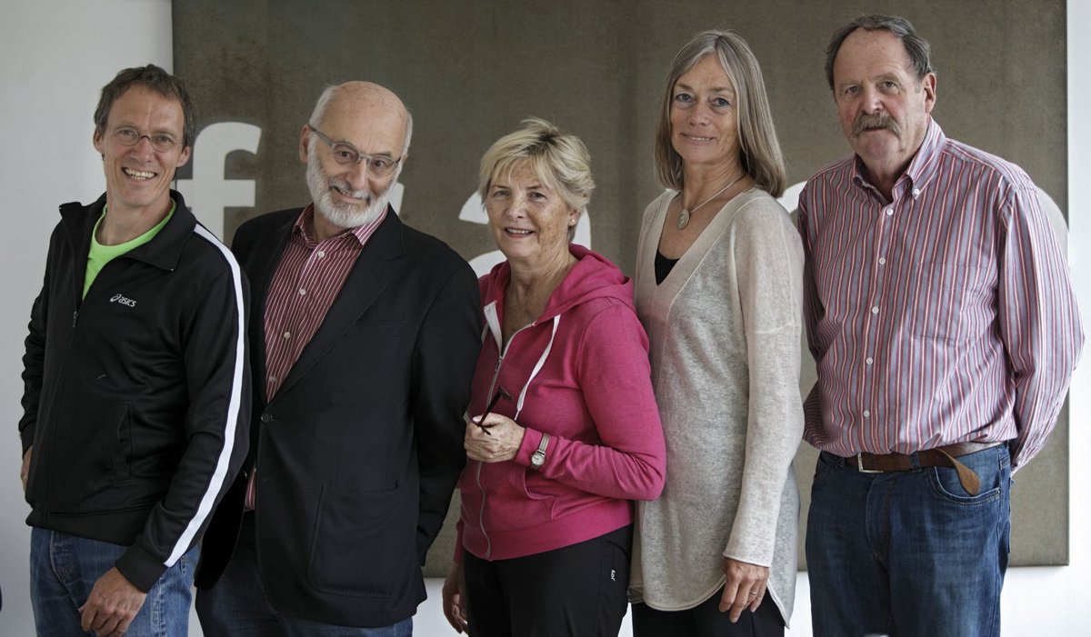 Von links: Dieter Baumann, Johannes Rauschenberger, Gabriele Müller-Trimbusch, Petra Bewer und Uli Reinhardt. Foto: Joachim E. Röttgers